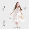 TuTu Little Elephant Girls' 100% Cotton Floral Princess Dress