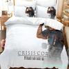 New Game Crisis Core Final Fantasy VII Bedding Set Cartoon Anime three-piece Set Adult Boys Bedroom Duvetcover Sets Couette
