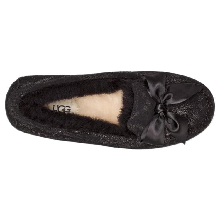 UGG Ansley Bow Glimmer 'Black' Women's 1125830-BLK