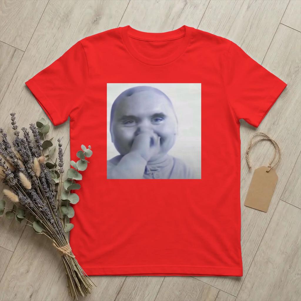 Charlie Kirk Meme Funny Kirkification T Shirt for Unisex Cotton Funny TShirts O Neck Blue Baby Tees Short Sleeve Tops Printing