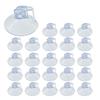 Glass Windshield Sunshade Suction Cup,PVC Window Shade Suction Cup,Pull Ring Sun Visor Hook,24pcs Mini