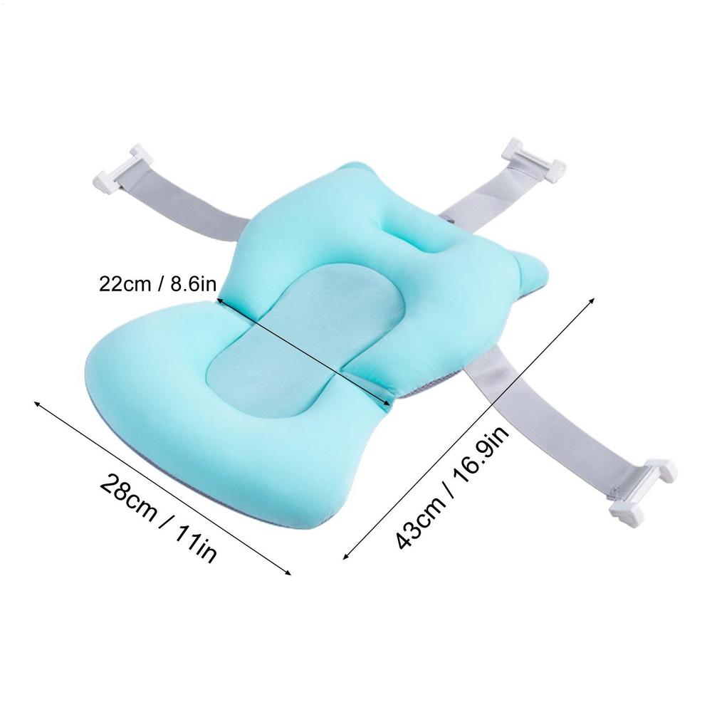 43x28x22cm Anti Slip Bathtub Safety Pad for Kids Young Children Bathing Seat Pad for Home Apartment Bathroom Sink Shower Girl