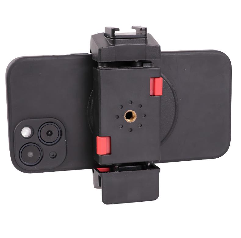 Universal Mobile/Tablet Clip for Live Streaming & Photography, Portable with 1/4" Screw Hole