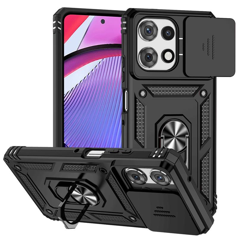 Full Cover For Moto G Power 2025 Case For Moto G Power 5G 2025 Push Window Magnetic Phone Holder Case For Moto G Power 2025 Case