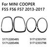 2 stücke Schrift/Hinten Lampe Rahmen Scheinwerfer Trim Ring Für MINI COOPER F55 F56 F57 2013-2017 51712355791 51712355798