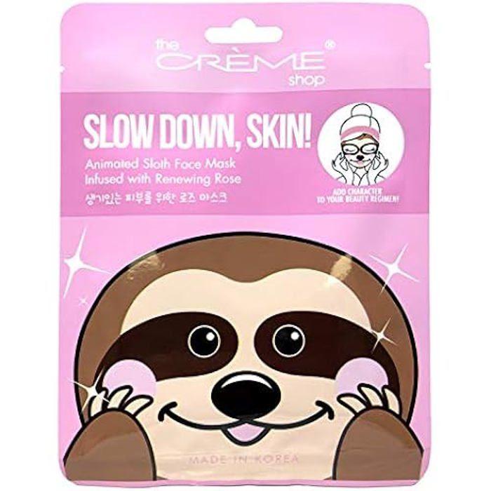 Masque facial - Slow Down, Skin! - Animé - Vegan - Pour tous types de peau - Mixte