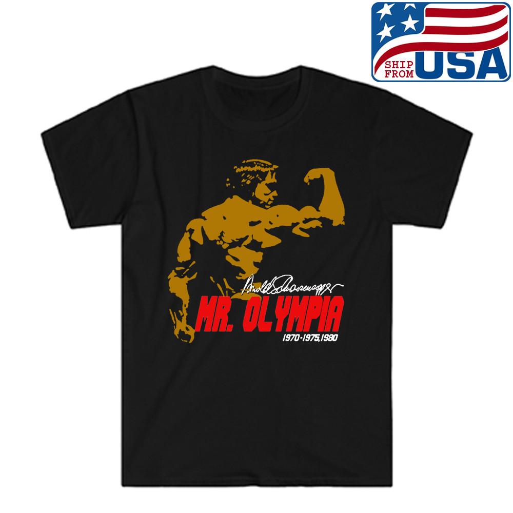 Arnold Schwarzenegger Mr. Olimpia Black Size S To 5XL Unisex T-Shirt