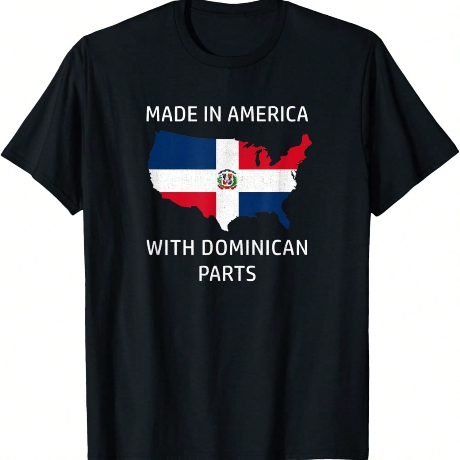 Made In America With Danish Parts - Denmark And USA Pride T-Shirt S разноцветный