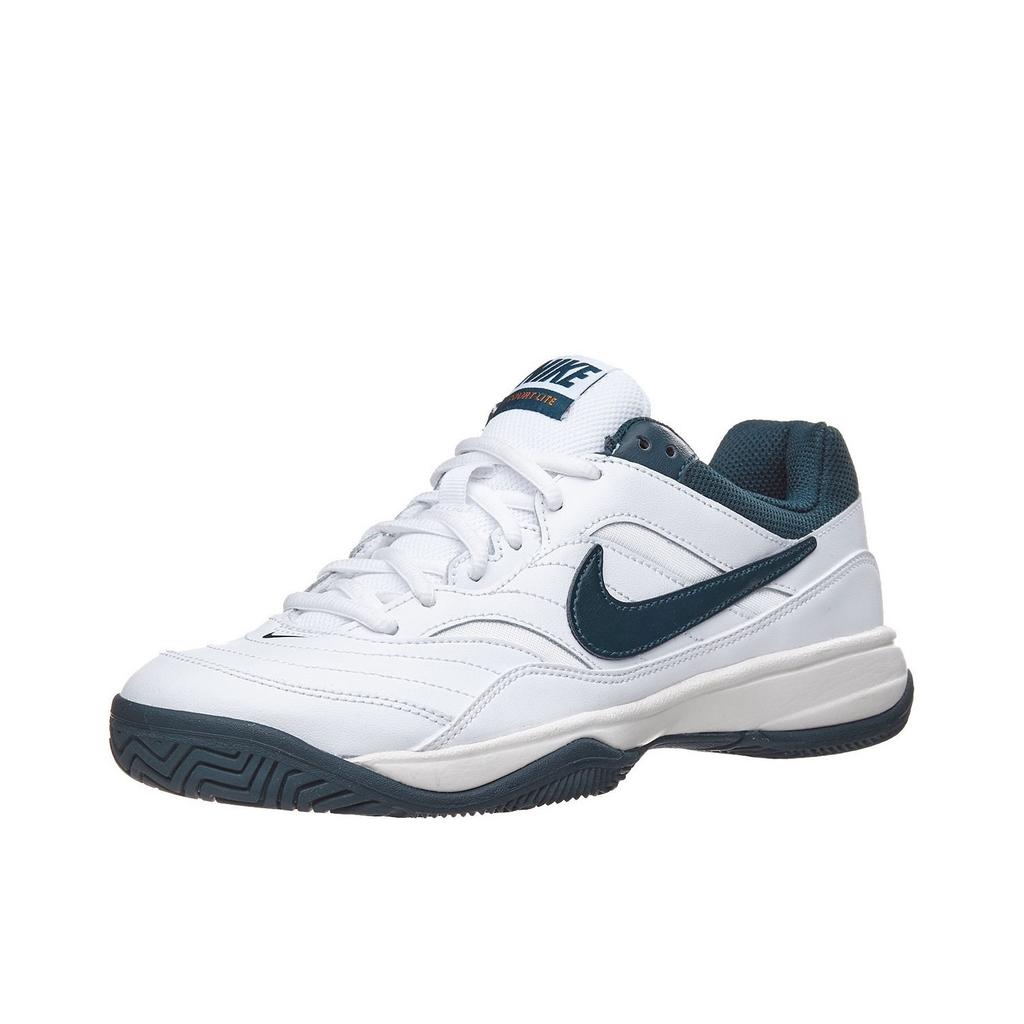 Nike Court Lite Shock Absorbing Durable Low Top Tennis Shoes Women Sneakers White Green 845048-180