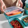 Breathable Food Storage Box for Kitchen & Fridge Organization