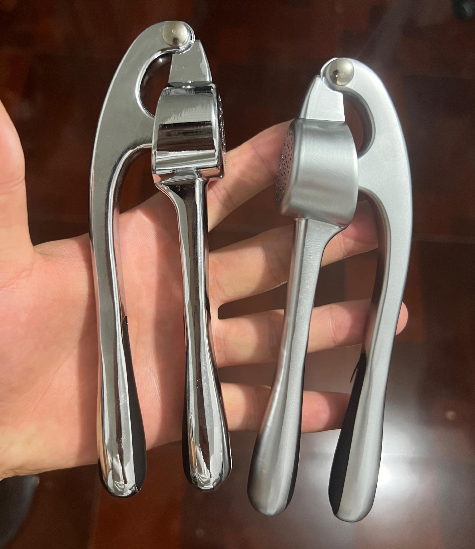 

Ручной пресс для чеснока и толкушка для кухни White Nickel