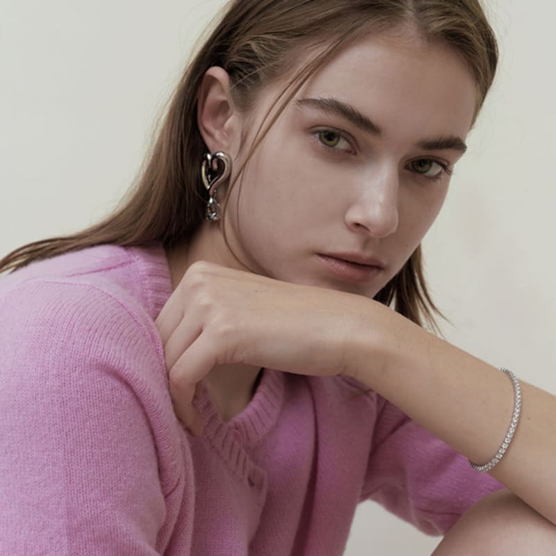 MZUU BIJOU Tennis 3mm Chain Bracelet