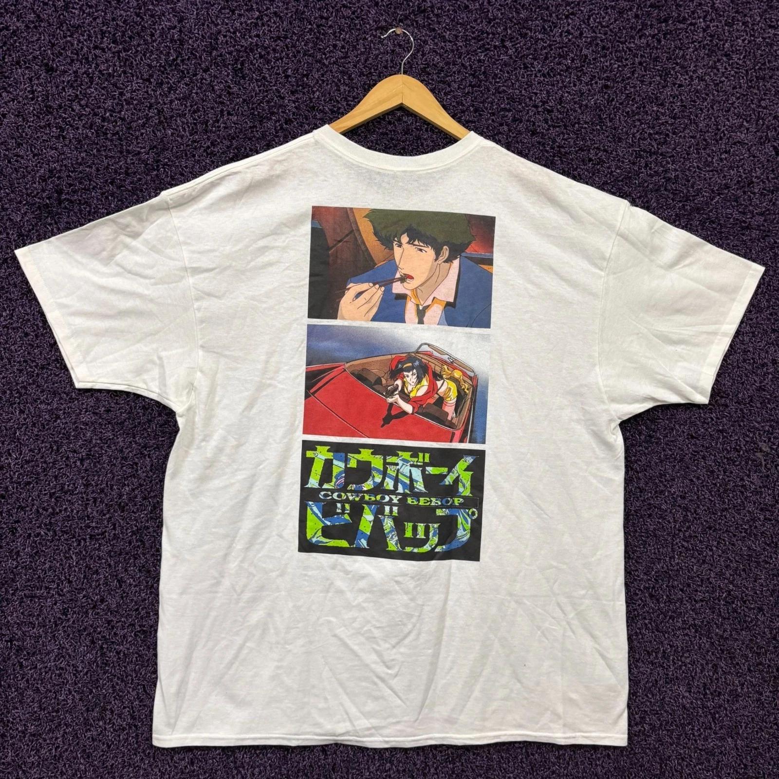 Cowboy Bebop Spike and Faye Oversized T-Shirt Size Extra Large 2XL