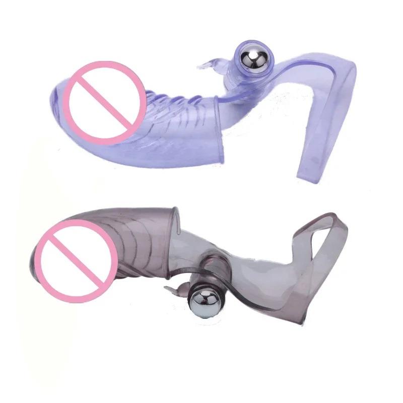 Vibrating Finger Cover for Couples – G-Spot &Clitoral Stimulator Flirting Vibration Toy, Adult Sex Accessory (Finger Condom)