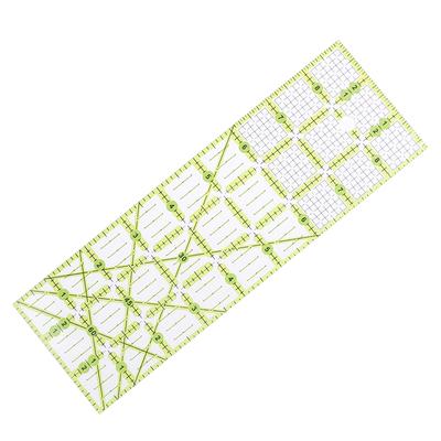 Akrylové patchworkové pravítko Ručně vyráběné šicí pomůcky Domácí řemeslné měřicí pravítko