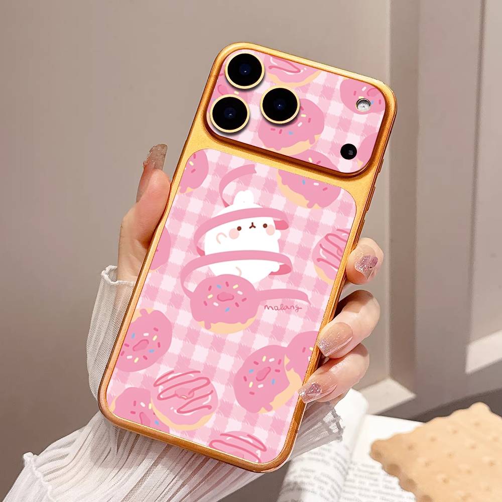 Kawaii Cute Rabbit M-MolangS Anime Protective Back Wrap Skin Decal Sticker For IPhone 17 Pro 17 Pro Max