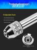 Adjustable Tap Wrench Set - Manual Tapping Tool with Extended Chuck
