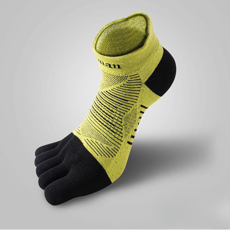 Five-finger Socks, Men's Short Socks, Sports Marathon Running, Anti-odor and Sweat-absorbing Toe Socks, Mountaineering Shorts