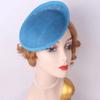 Headpiece Vintage Fascinator Hat Wide Brim Masquerade Top Hat Linen Yarn Fascinator Hat Base  Lady
