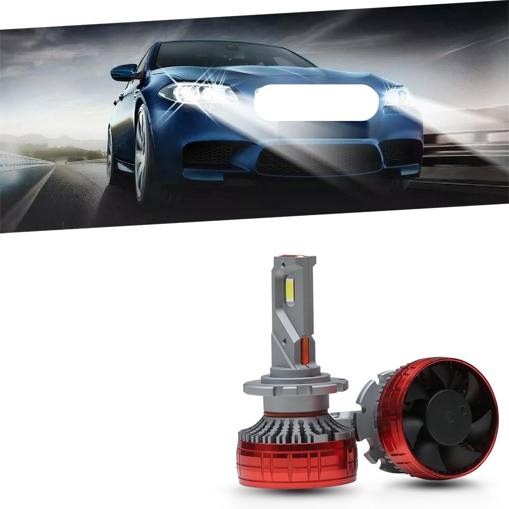 

Светодиодная лампа Latentoch D2H, Взрывной свет, Мгновенная активация, Ультраяркость, Совместима с техосмотром, 6500K, красный