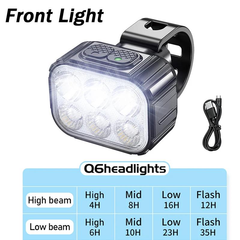 Bicycle Lamp Waterproof Bicycle Led Bike Front and Reat Light LED for Road Bike Mountain Bicycle Taillight Cycling Accessories