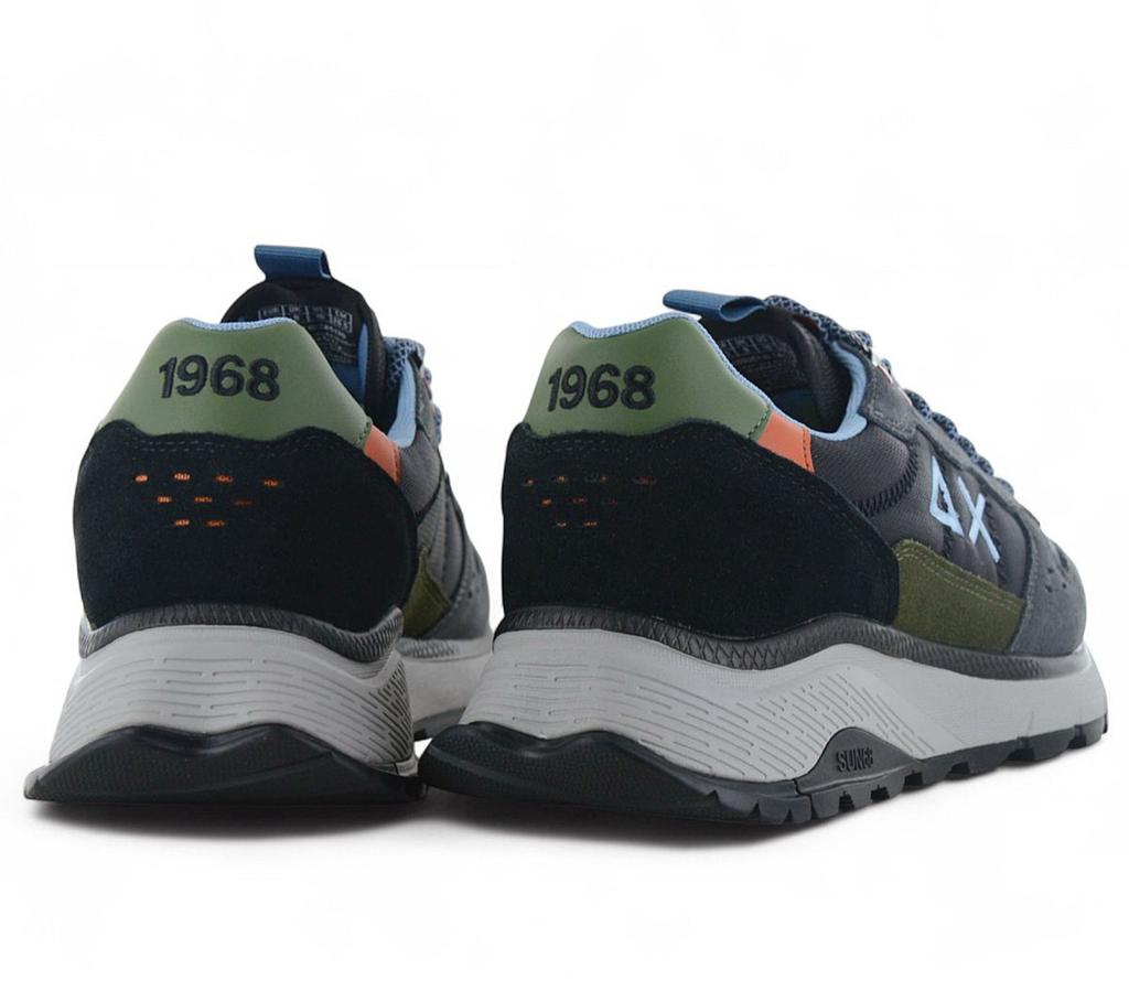 Sun68 Fire & Camping - Herren Sneakers Schuhe Schwarz Z45130-11 ORIGINAL