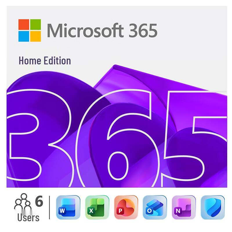 Microsoft Office Productivity Software Microsoft 365 Family 1-Year Subscription