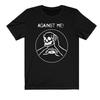 Collection Against Me  Skull Short Sleeve Black Size S2345XL Shirt BT266 Unisex T-Shirt