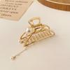 Metal Butterfly Pearl Butterfly Pendant Hairpin Pure Color Sweet and Lovely Gentle Girl Simple Hairpin