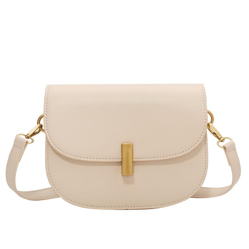 Stylish Khaki Shoulder Bag Women s Vintage Square Bag With Synthetic Leather Lining And Drawstring Closure белый