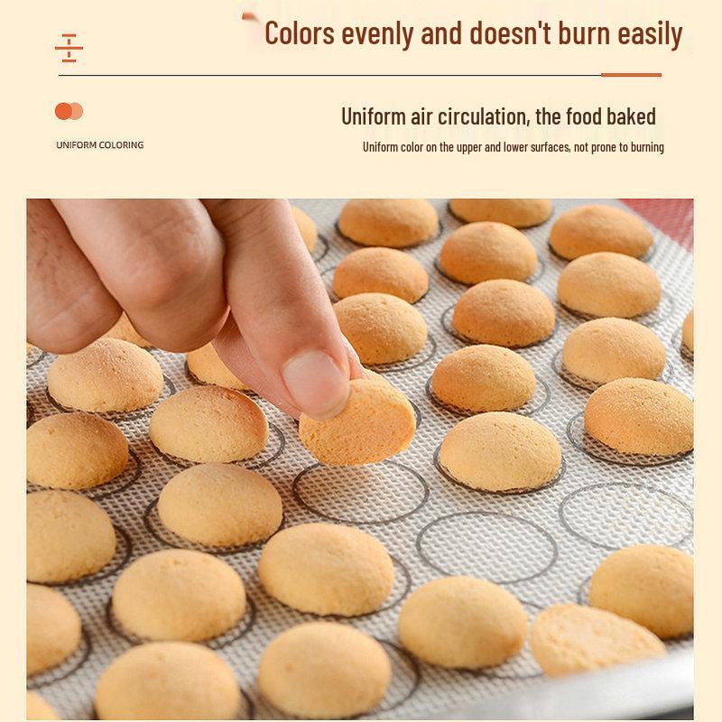 Food Grade Silicone Non-stick Baking Mat for Macarons and Grilling