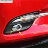 Chrome Front Rear Fog Light Lamp Door Handle Bowl Grille Strip Rearview Mirror Cover Trim For Mazda 3 2017 2018 Car Accessories