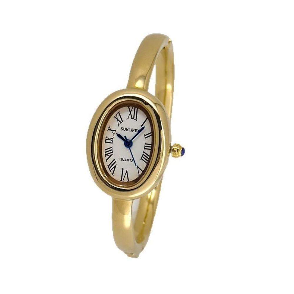 Roman Numerals Bracelet Watch Jewelry Clasp Diamond Decoration Quartz Wristwatch Quartz Stainless Steel Diamond Watch Girls