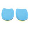 Heel Support Cups Shock Absorption Elastic Heel Pad Breathable Half Heel Insole for Pain Relief