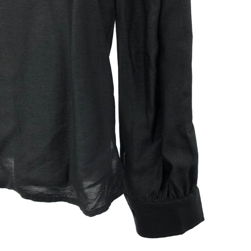 AMERI UNDRESSED Long Sleeve With Lace Collar Shirt F Black Series Blouse Women Used