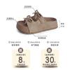 French evening breeze bow baotou one-and-a-half slippers 2025 new versatile soft bottom not tired feet Boken sandals