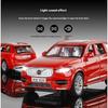 1/32 Scale Volvo XC90 SUV Alloy Diecast Model Auto Accessory Sound & Light Series Children's Toy Kids Gift Birthday Present Collection