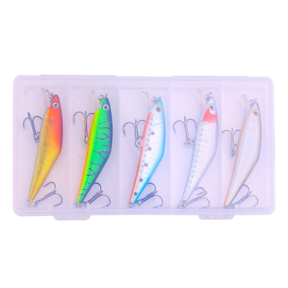deep drive  Simulation Minnow Fishing Lure Long Casting Hard Lure With 3 Treble Hooks Wobble Fishing Tackles