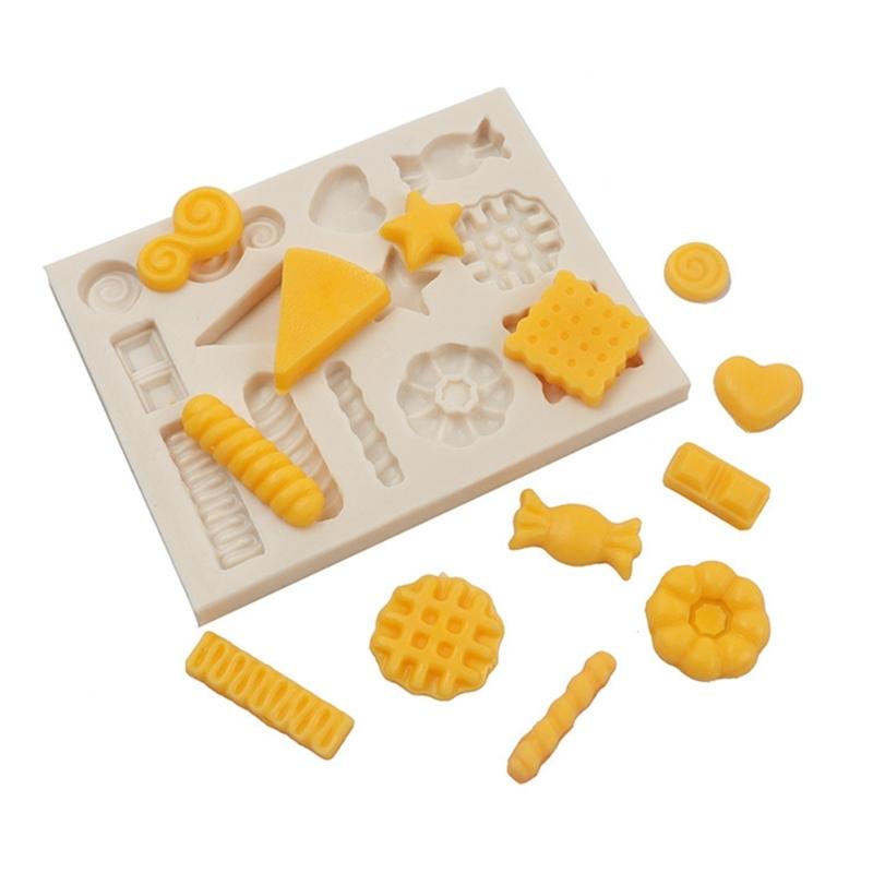 Cookie Candy Shaped Chocolate Moulds Mousse Molds Silicone Material Cake Decorating Gadget Baking Accessories for Baking