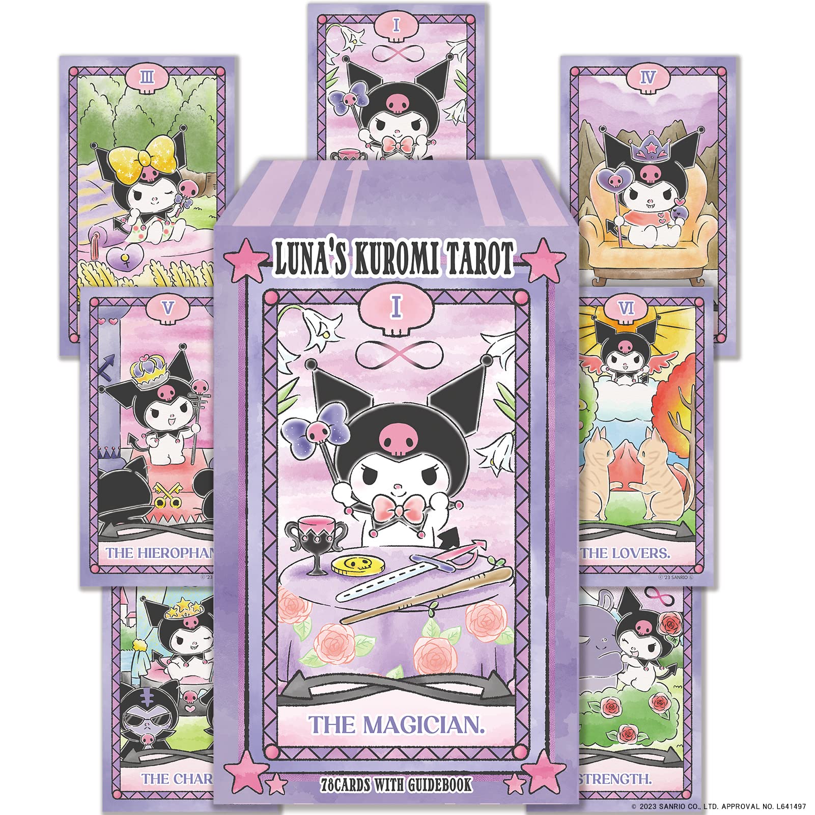

[Sanrio] Карта Таро LUNA S KUROMI TAROT