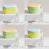 Office Worker Microwavable Lunch Box Food Grade Divided Food Storage Container Spoon Fork Leakproof Fresh Keeping Box