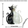 Nordic Style Graffiti Cat Figurine Resin Decor Living Room Home Office Gift