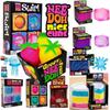 100+ ST NeeDoh Kub & Nice-Sicle Squishy Leksak Sensorisk Stresslindring Klämkub Anti-Ångest Fidget Leksak för Fokus ADHD