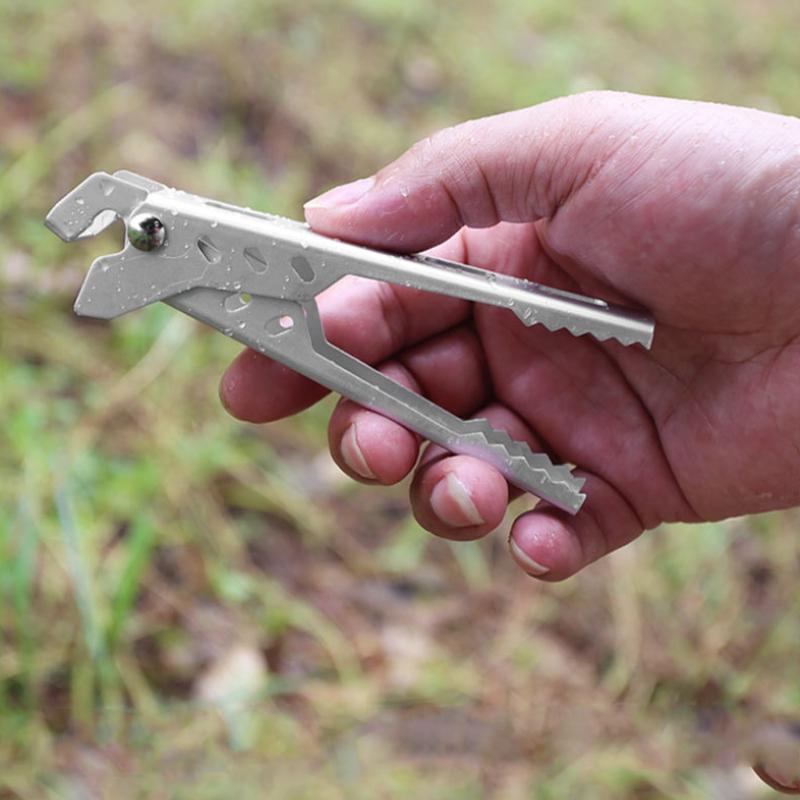 Outdoor Alloy Pot Tongs, Household Bowl Tongs, Kitchen Plates, Heat-resistant and Heat-resistant Tongs, Kitchen Accessories