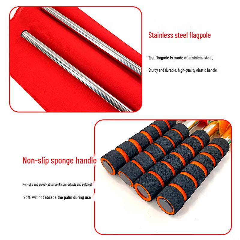 Professional Sports Referee Flag Set (5 Pcs)