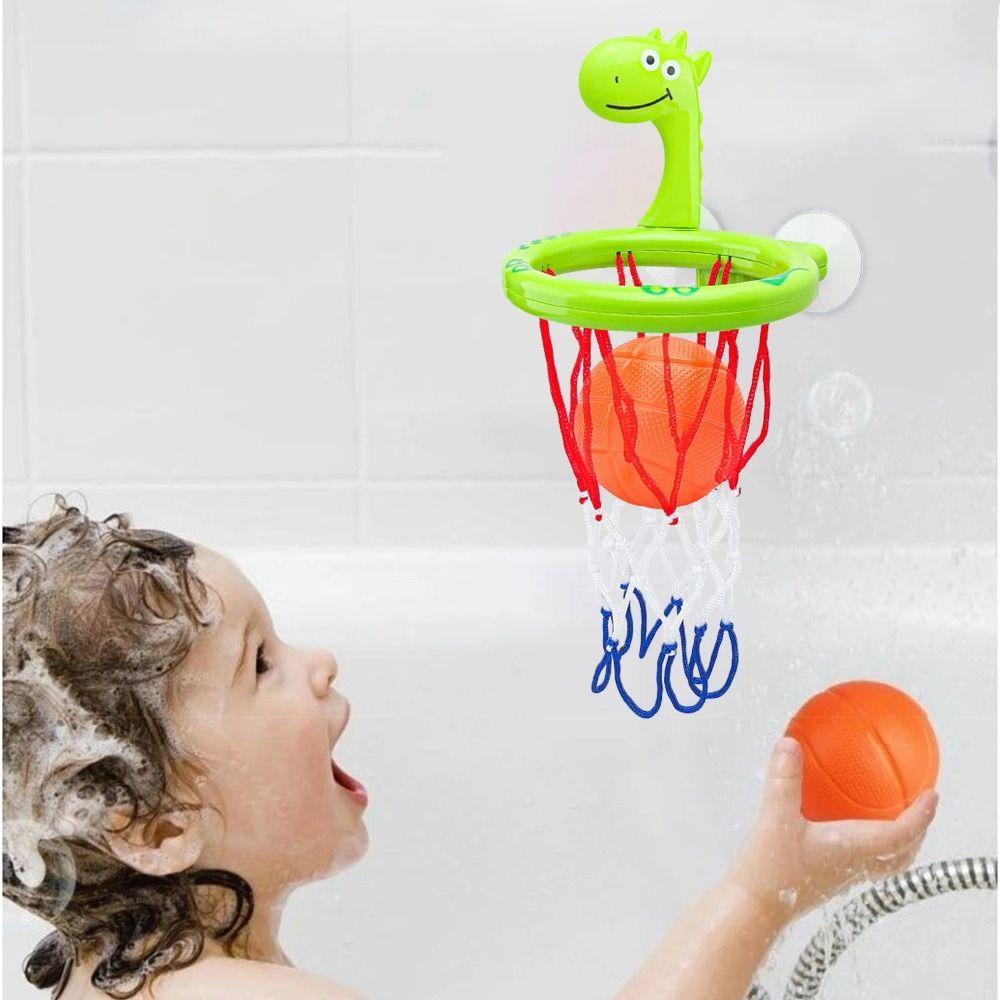 Bath Toys Bath Basketball Hoop Suction Cup Bathtub Water Play Set  Education Toys