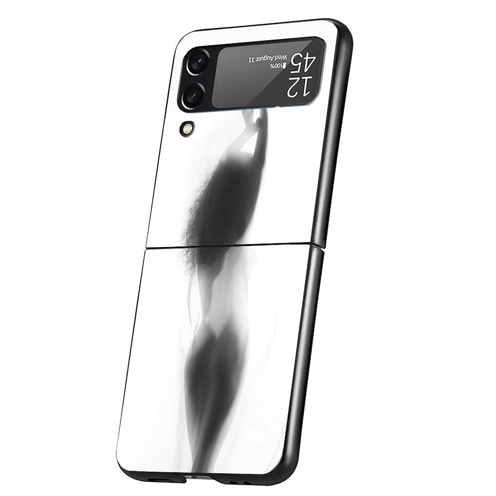 

Woman Silhouettes Sexy Lady Girl Cover Phone Case For Samsung Galaxy Z Flip 7 6 5 4 3 5G Flip7 Flip6 Flip5 Flip4 Flip3 Black Fun Samsung Z Flip 3