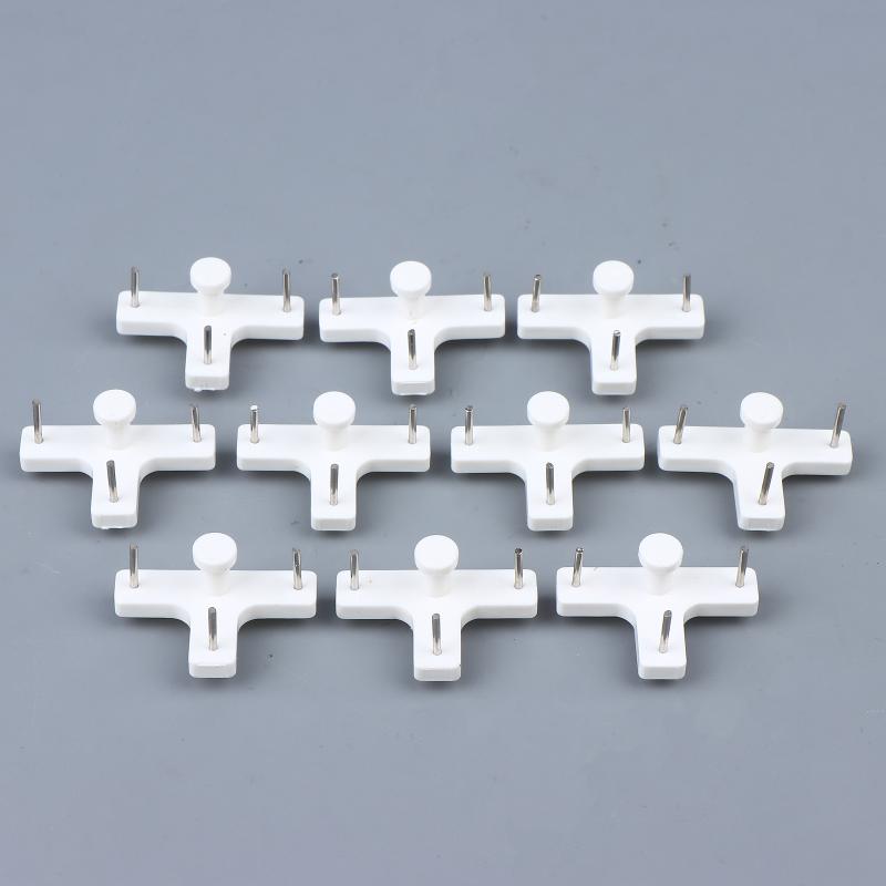 T-Shaped Traceless Nails - Invisible Wall Hooks For Photo Frames, Cards & Clocks | Easy Install, No-Trace Plastic Hooks