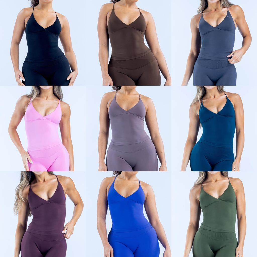 Seamless Yoga Tank Top For Women With Breathable Quickdry Fabric For Fitness And Running