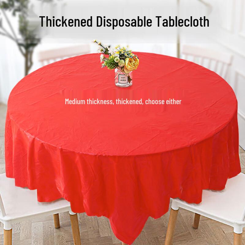Yuzhuxun Thickened Disposable Plastic Tablecloth